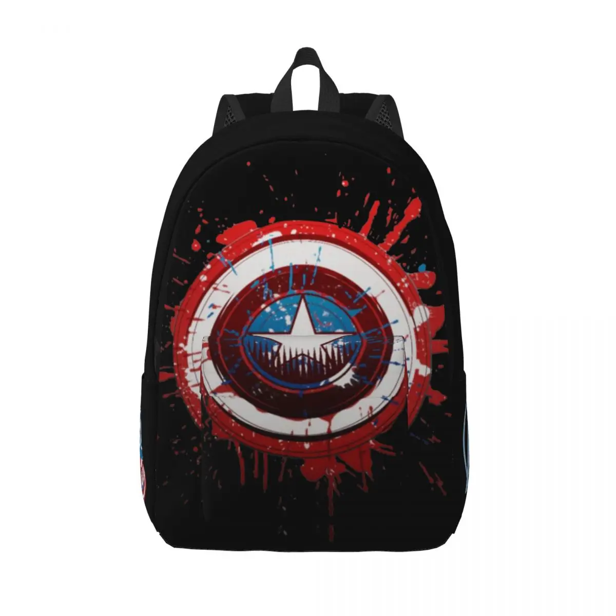 

Vintage Hot Selling Marvel Laptop Bag Camping Multi Compartment Captain America Teenager Children's Bags Back To School Gift