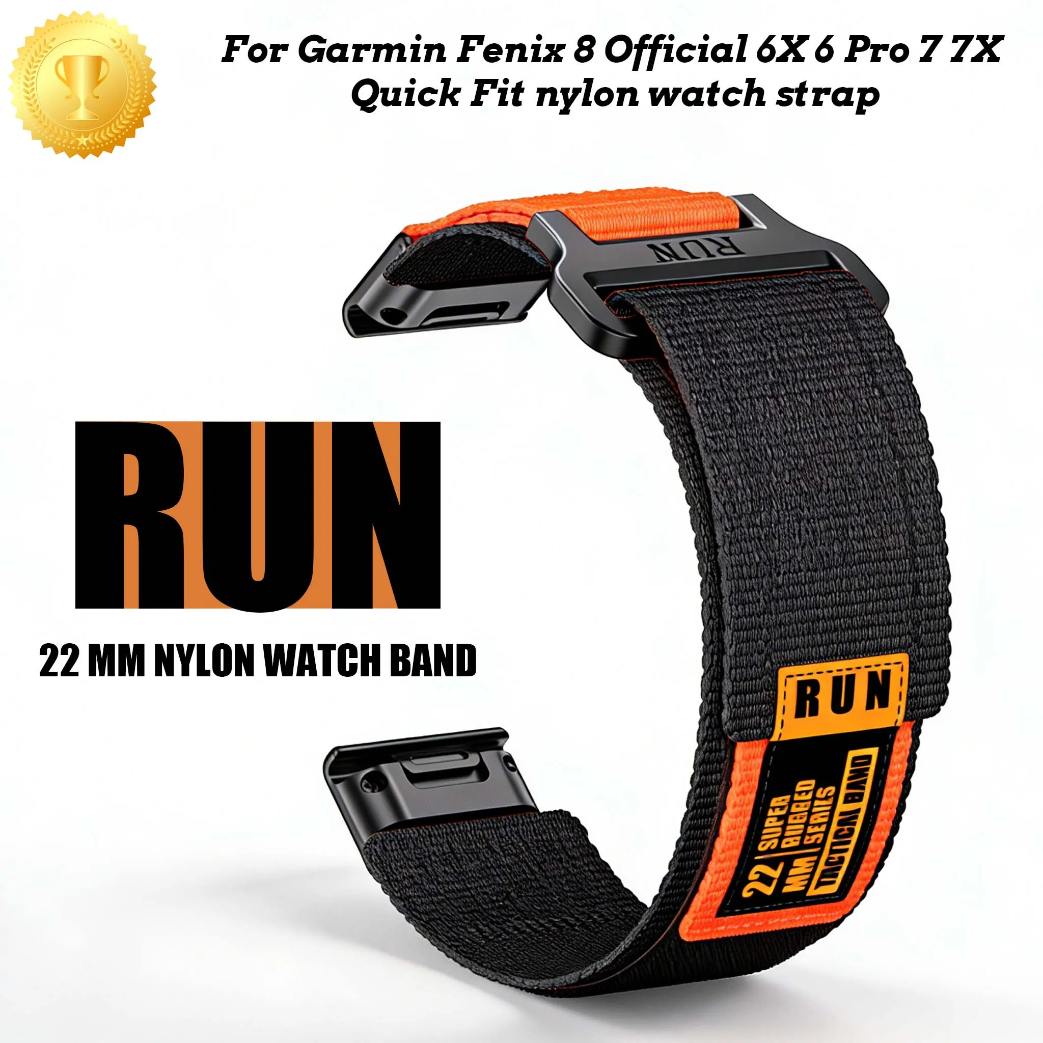 Quick Fit 22 mm 26 mm breit für Garmin Fenix8 7 7X Pro 6 6X 5 5X Plus QuickFit-Armband Ersatz des Nylon-Uhrenarmbands