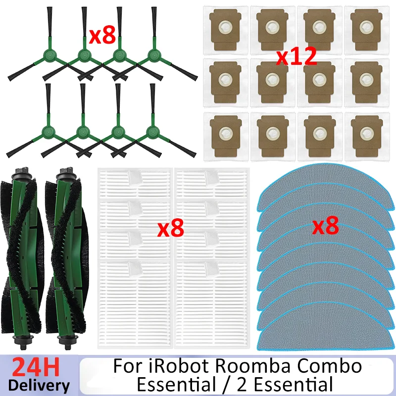 Kompatibel für iRobot Roomba Combo Essential / 2 Essential, Roomba Vac 2 Essential / 105 Roboter-Staubsauger-Teilezubehör