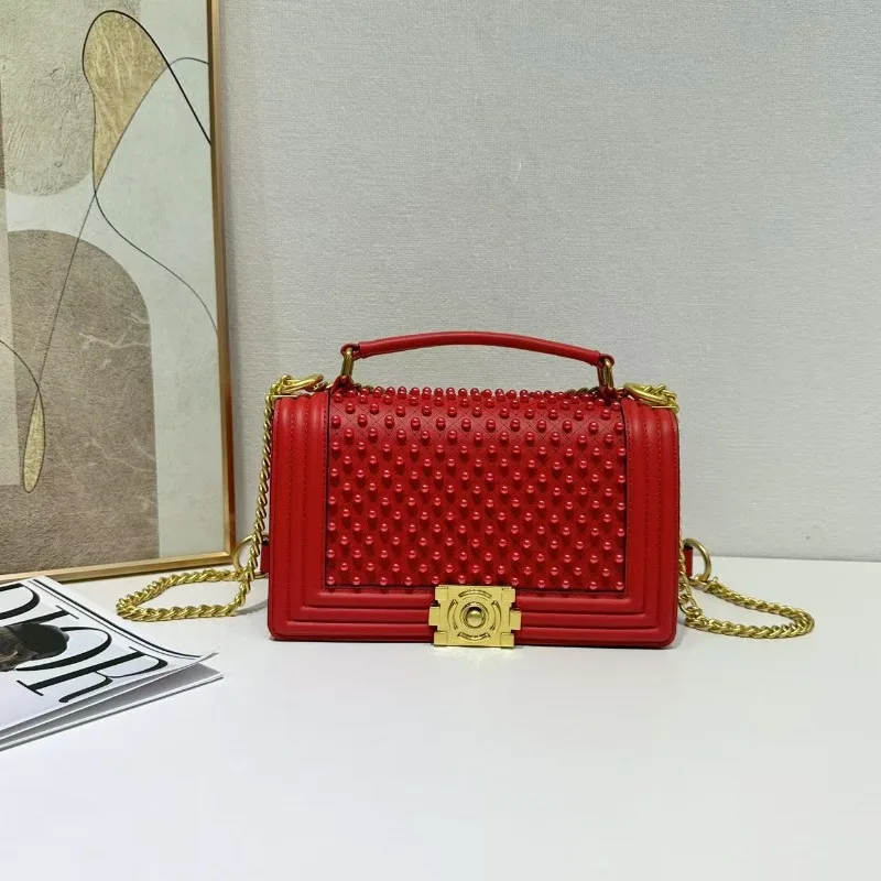 

2025 New Women's Small Square Bag Adjustable Chain Strap Multiway Crossbody Shoulder Purse Versatile Chic Mother Stylish Top