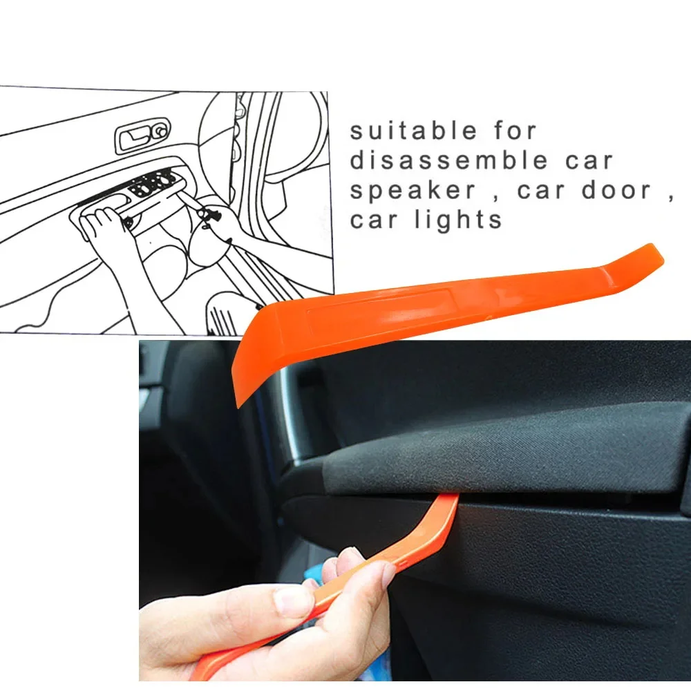 Auto Car Radio Door Clip Audio Removal Kit Car Audio Removal Trim Panel Dashboard Car DVD Player Repair Hand Cockpit Pry Tool