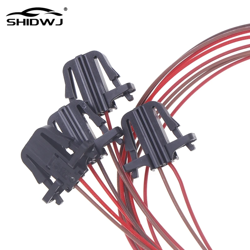 4Pcs Front Back Car Door Light Cable Wires Connector Harness Plug For Golf 5 6 7 MK5 MK6 MK7 T-ROC Tiguan