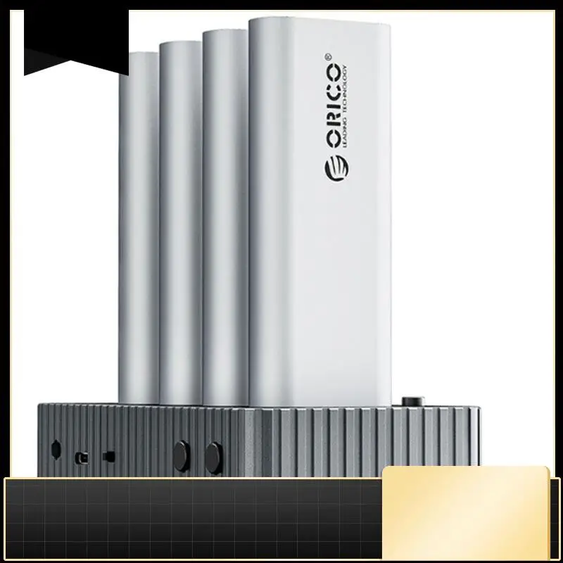 N33R-ORICO USB4 40Gbps 4 Bay M. 2 Nvme SSD Clone Docking Station Enclosure For Internal SSD Duplicator Offline Clone