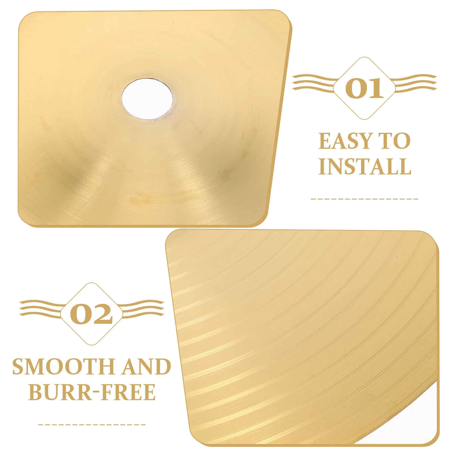 

2pcs 6Inch Brass for Drums Jazz Set Accessories Crash Cymbal Metal Drum Cymbals Practice Drum Set Cymbals Safe Smooth Edges