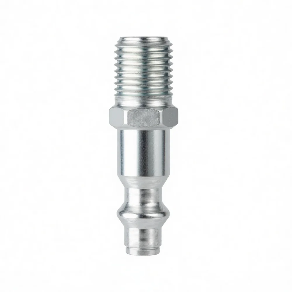 Pneumatic Air Fitting 1 4 PT Male Thread Connector European Standard Quick Connect Hose Adapter Industrial Coupling Coupler