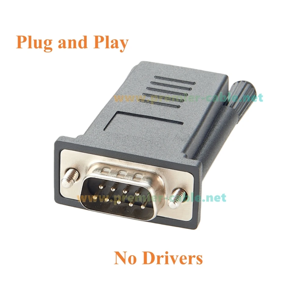 RJ45-zu-DB9-Stecker-Crossover-Seriell-Adapter, kompatibel mit dem Avocent ADB0037 RS232-Konsolenkonverter für Cyclades-Server und -Router. – Detail 6