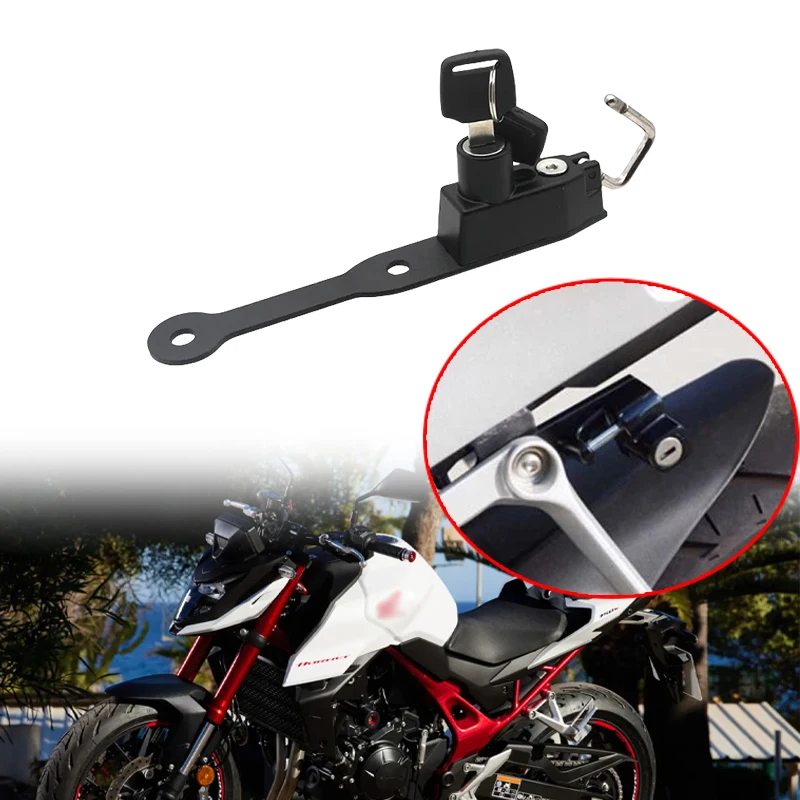 

Helmet Lock Fit For Honda CB 750 Hornet 2023- CBR400R CBR500R CBR650F CB650F Motorcycle Accessories Helmet Lock Mount Hook
