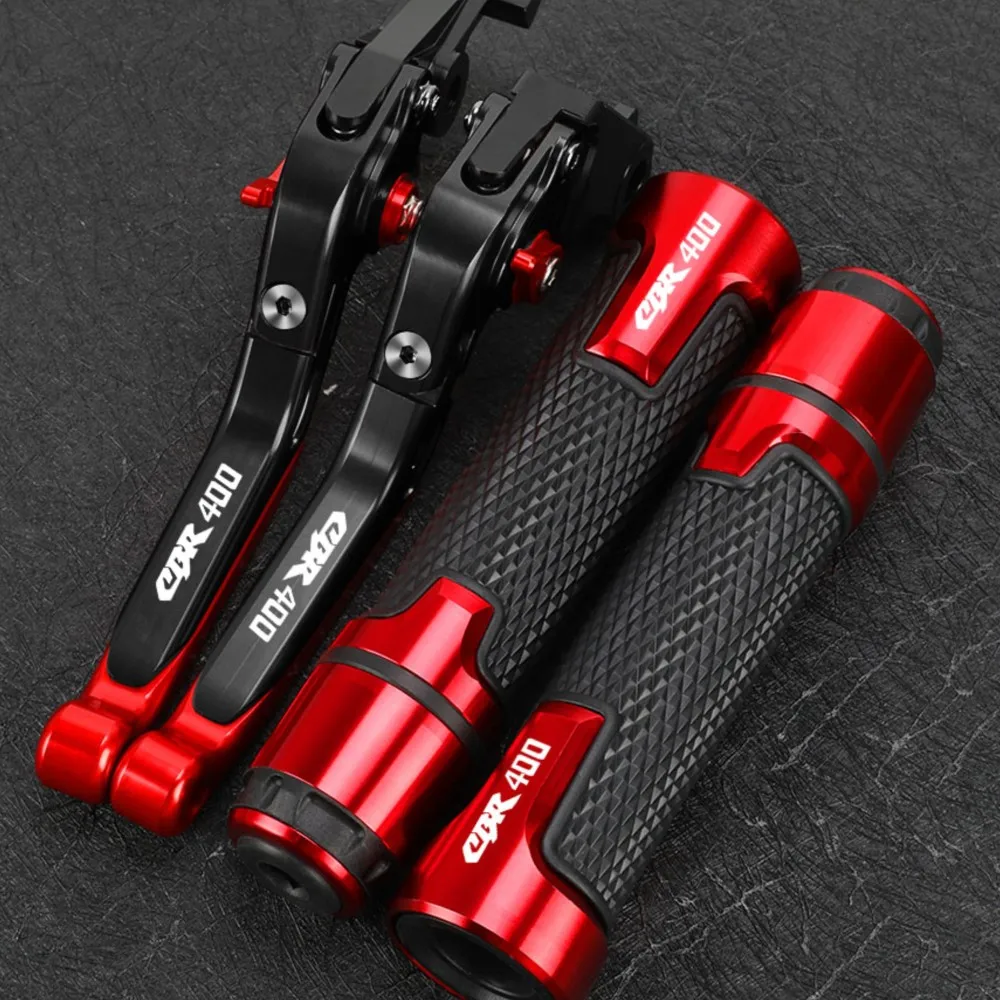 

Motorcycle Accessories FOR HONDA CBR400 NC23 29 1986-1994 Extendable Brake Clutch Levers Handlebar Grip Handles bar Hand Grips