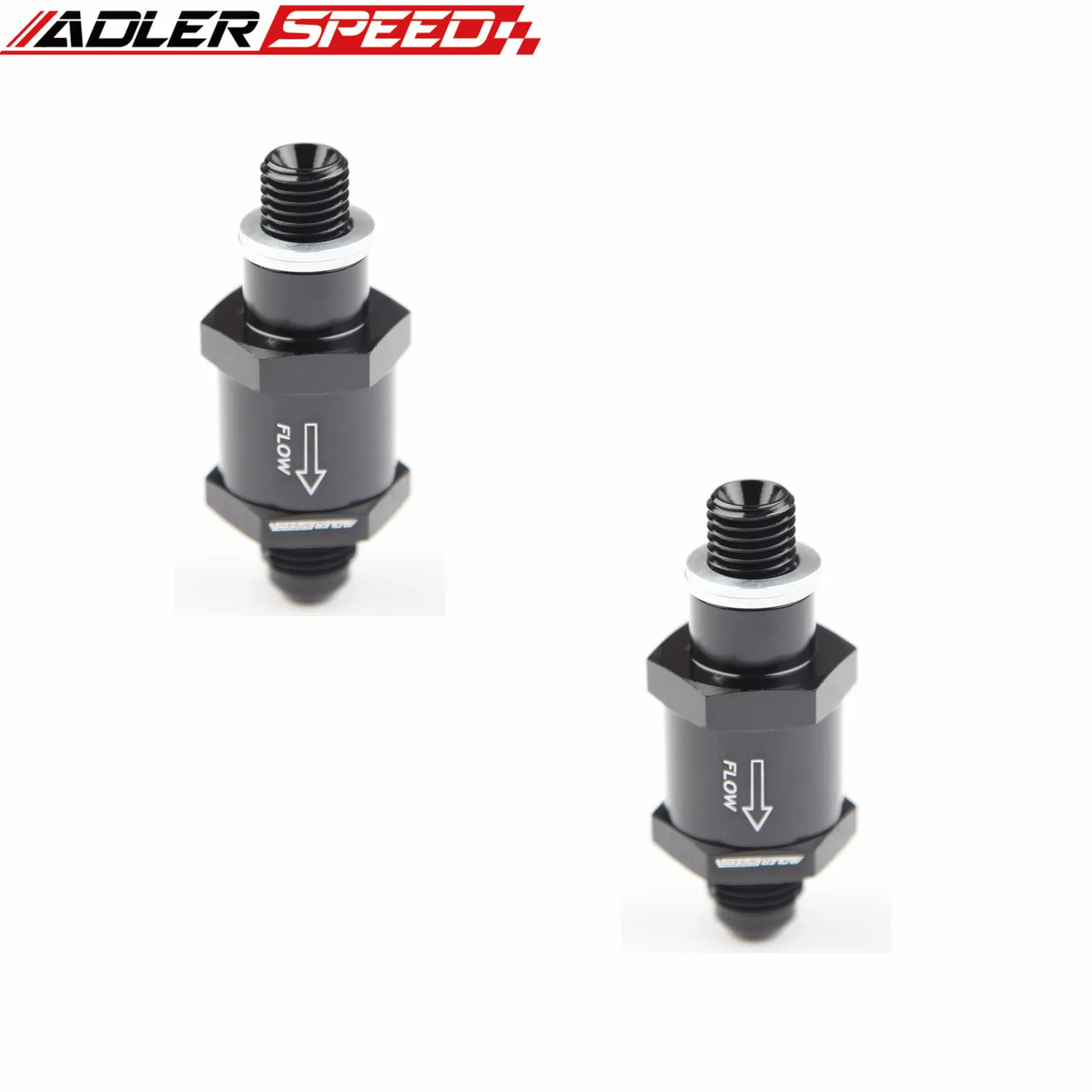 

2PCS -6AN One Way Check Valve For Bosch Style Fuel Pump M12x1.5MM To AN6 AN-6