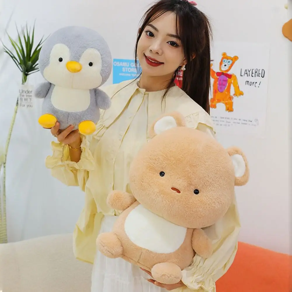 

Маленькая свинья, маленький медвежонок, плюшевая игрушка, милый питомец, слон, плюшевая кукла, мягкая 30 см, кукла-пингвин, фестиваль, декор для вечеринки