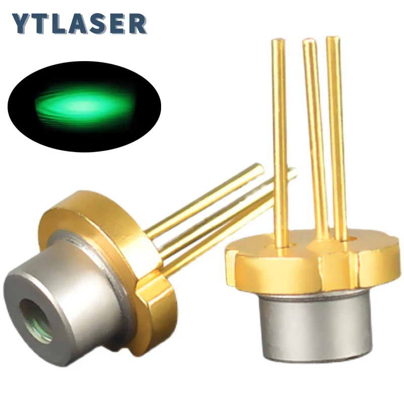 

Laser Diode 520nm Green 10mW/30mW/50mW/80mW/135mW D5.6mm for Distance Sensor Use