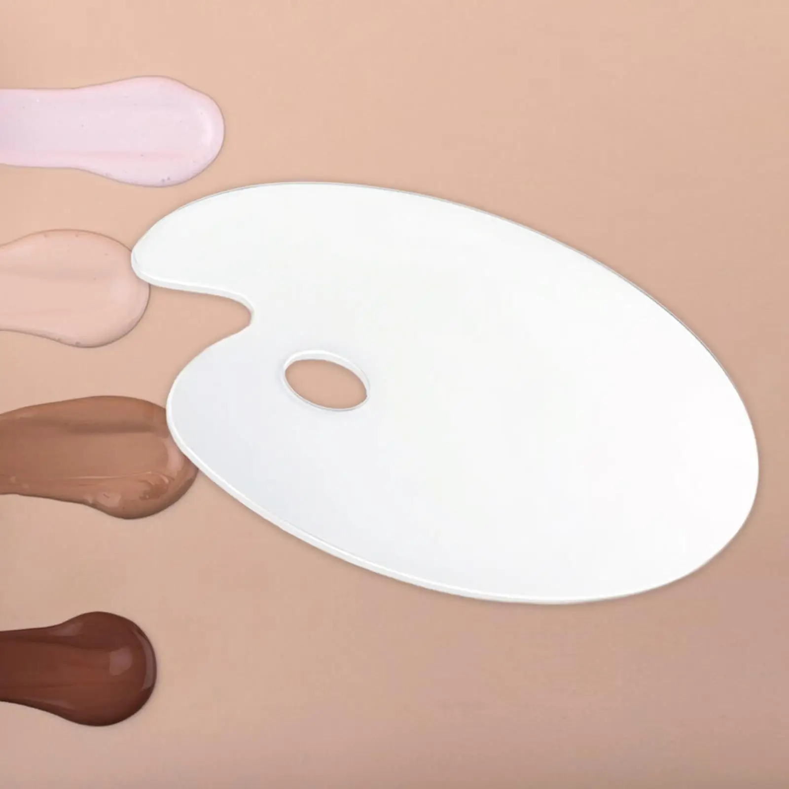 لوحة مكياج محمولة من الأكريليك، أداة شفافة لظلال العيون وألوان الشفاه #2