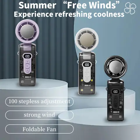 Snabb, hopfällbar kylfläkt FC08, perfekt för utomhussamtal och bergsklättring för att hålla sig sval 10 best sales höghastighetsfläkt - №10