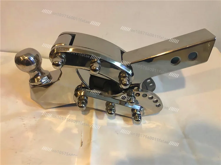 Car Tow Bar Square Mouth Tow Hook 304 Stainless Steel Adjustable Tow Hook Height Lift Adjustable