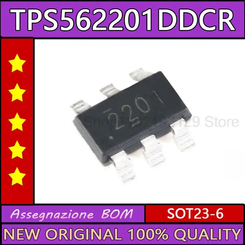 20PCS TPS562201DDCR TPS562201 SOT23-6 New original ic chip 