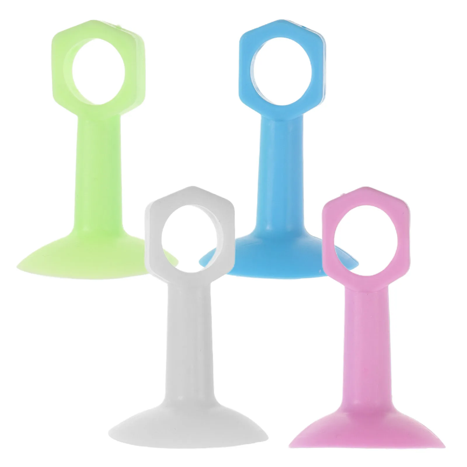 4Pcs Silicone Door Handle Stopper No-Drill Anti-Collision Quiet Close Door Silencers for Bedroom Apartment Wall Protector Noise