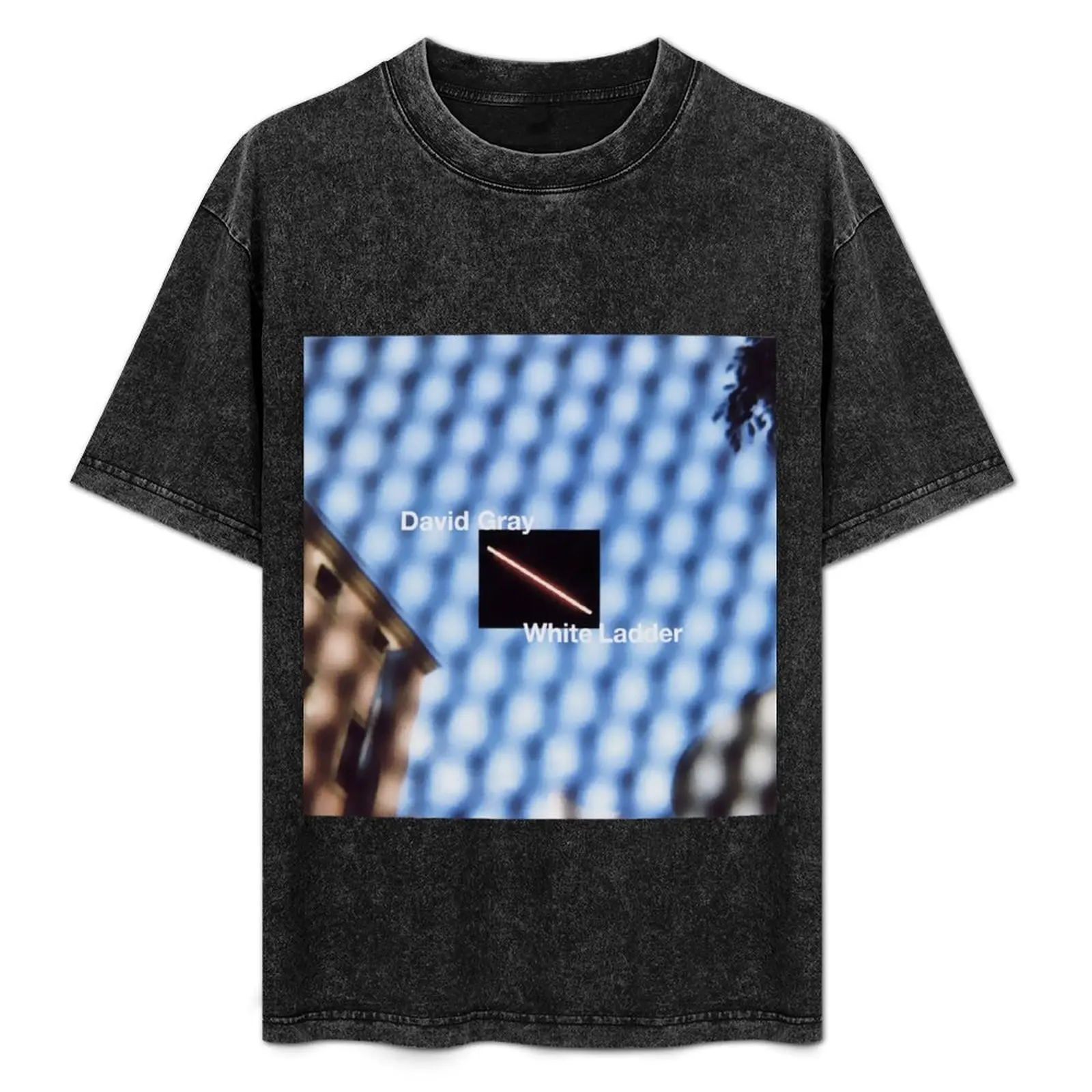 

David Gray white ladder T-Shirt cotton man t-shirts Funny t-shirt funny meme t-shirts men clothing