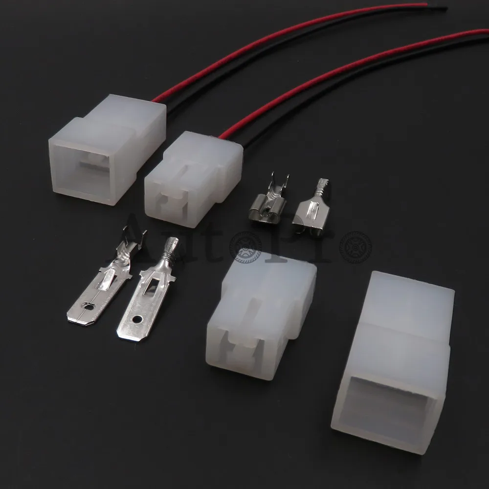 1 Set 2 Hole 180924-5 180923-5 AC Assembly Automotive Connector Electrical Socket