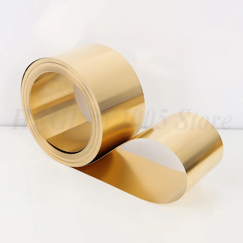 سميكة 0.1-0.6 مللي متر H62 النحاس احباط شريط نحاسي عرض 5-300 مللي متر النحاس الجلد النحاس معدن رقيقة ورقة احباط لوحة للتخصيص #4