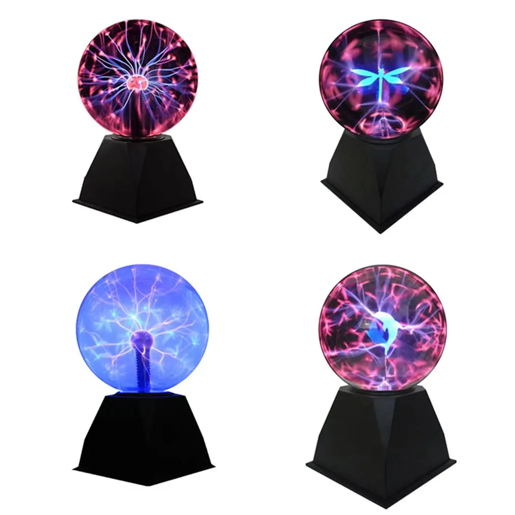 Magic Light Ball USB Voice Controlled Electrostatic Ball Plasma Magic Small Night Lighting Ball Light Touch Electrostatic Ball