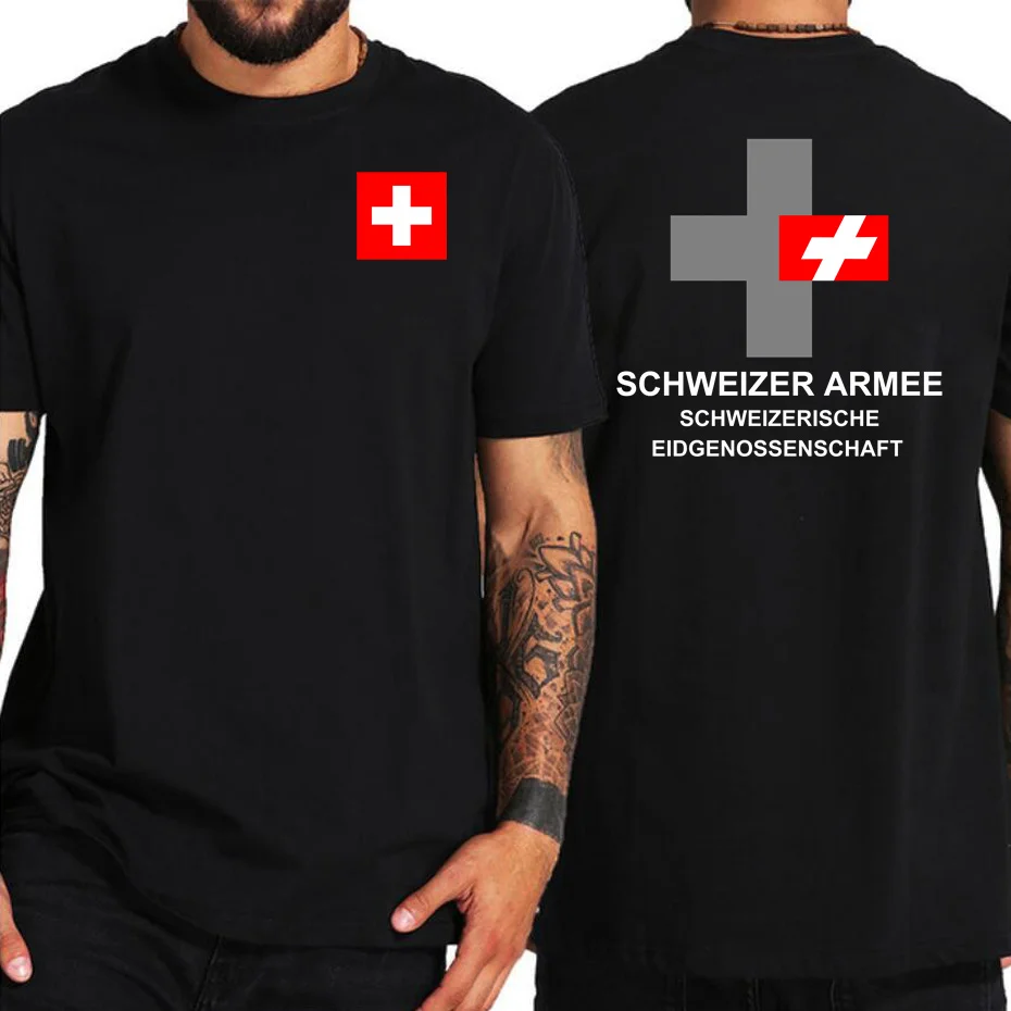 Swiss Confederation Switzerland T Shirt Men 2023 T-shirt Nation Team Cotton Tee Fans Country CHE CH Confoederatio Helvetica Tops