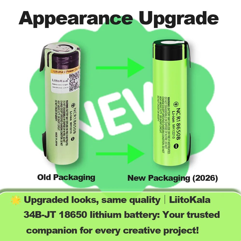 New Original NCR18650B 3.7 v 3400mah 18650 Lithium Rechargeable Battery Welding Nickel Sheet batteries