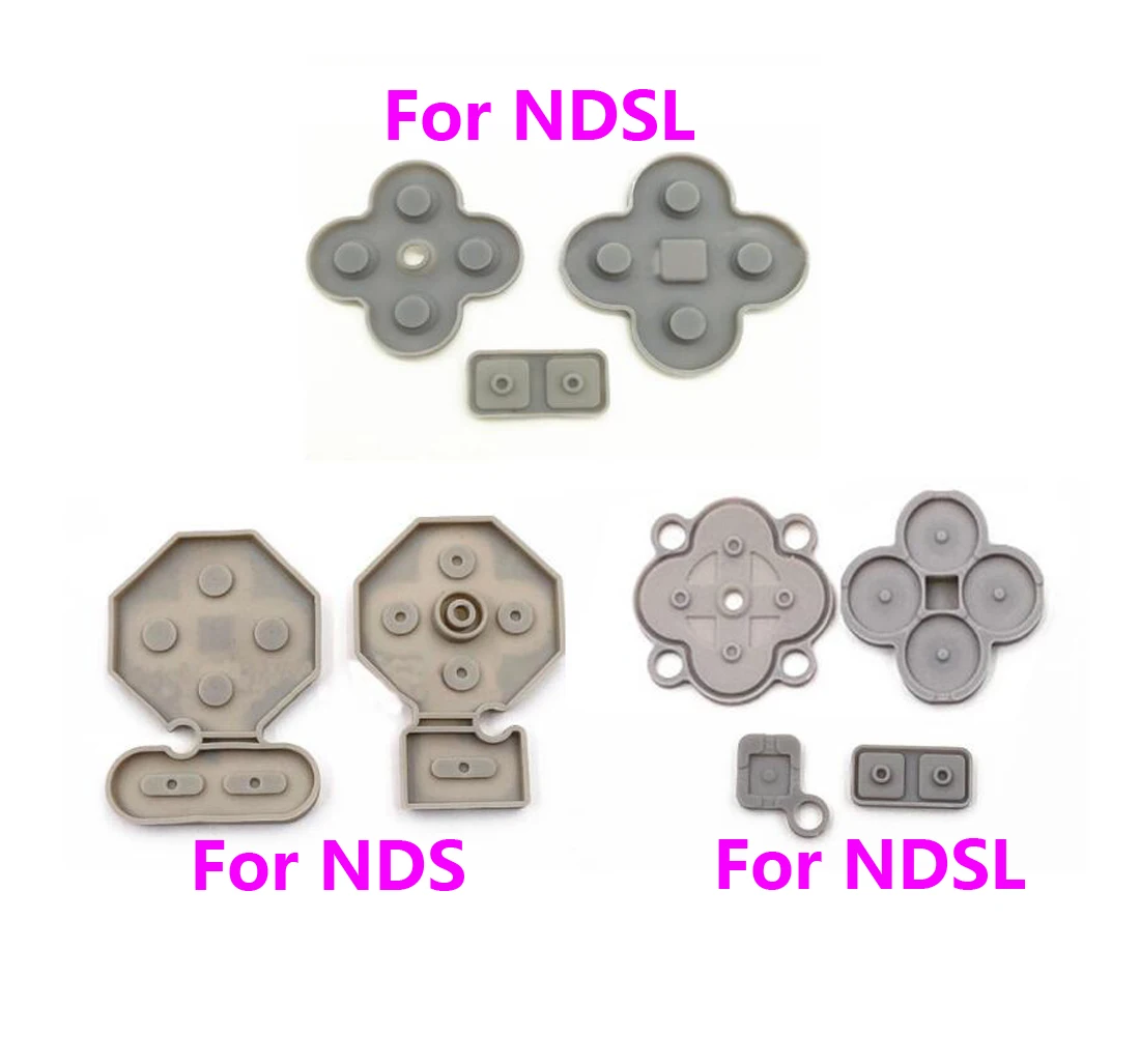 

100set Conductive Rubber For NDS DS For NDSL DSL Rubber Conductive Button Pad Part Key Silicon Pad Replacement Part