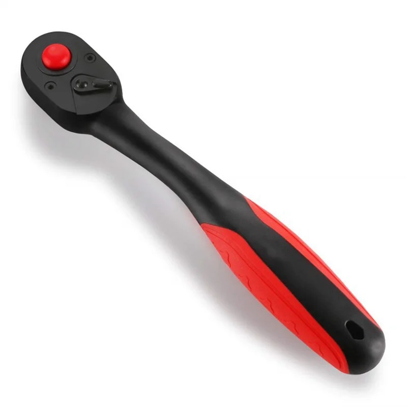 

A69eauto Repair 72-Tooth Ratchet Wrench Quick Release Reversible Handle 1/4" 3/8" 1/2" Drive Home DIY Tool