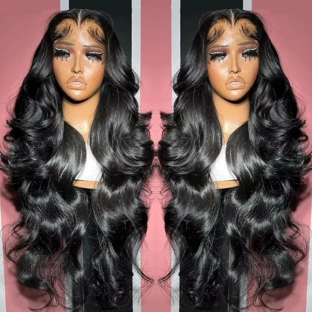 250 Density 30 40 Inch Body Wave Lace Frontal Human Hair Wigs 13x6 13x4 Remy Transparent HD Lace Front Wig For Black Women image 5