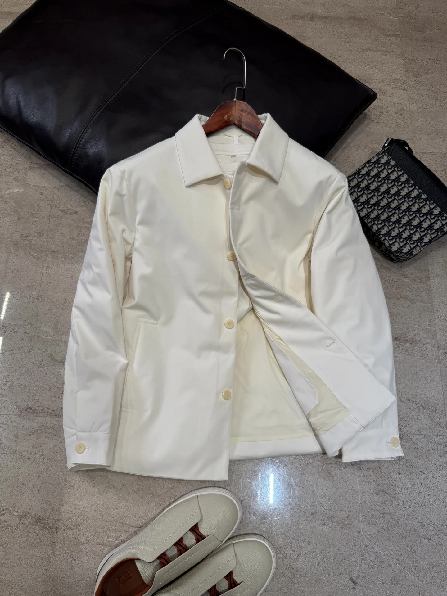 

Lightweight Warm White Goose down Jaet Men's Casual Busin Thin Puffer Coat Autumn Winter Necary Faionable Outerwear