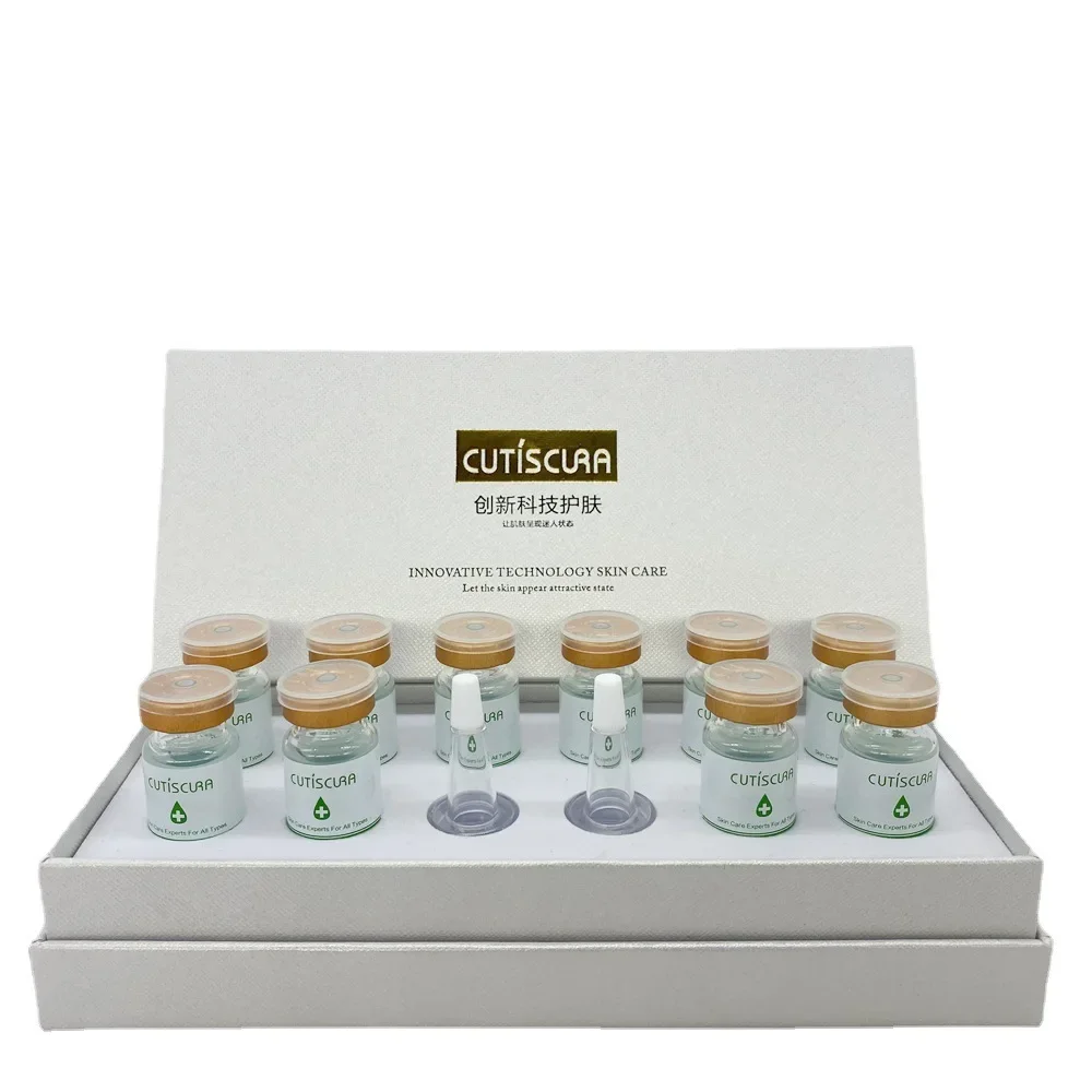 Oligopeptide-1 محلول مخزون مصل الوجه عامل نمو البشرة إصلاح الجلد سطع تقليل فرط التصبغ أمبولات العناية بالبشرة