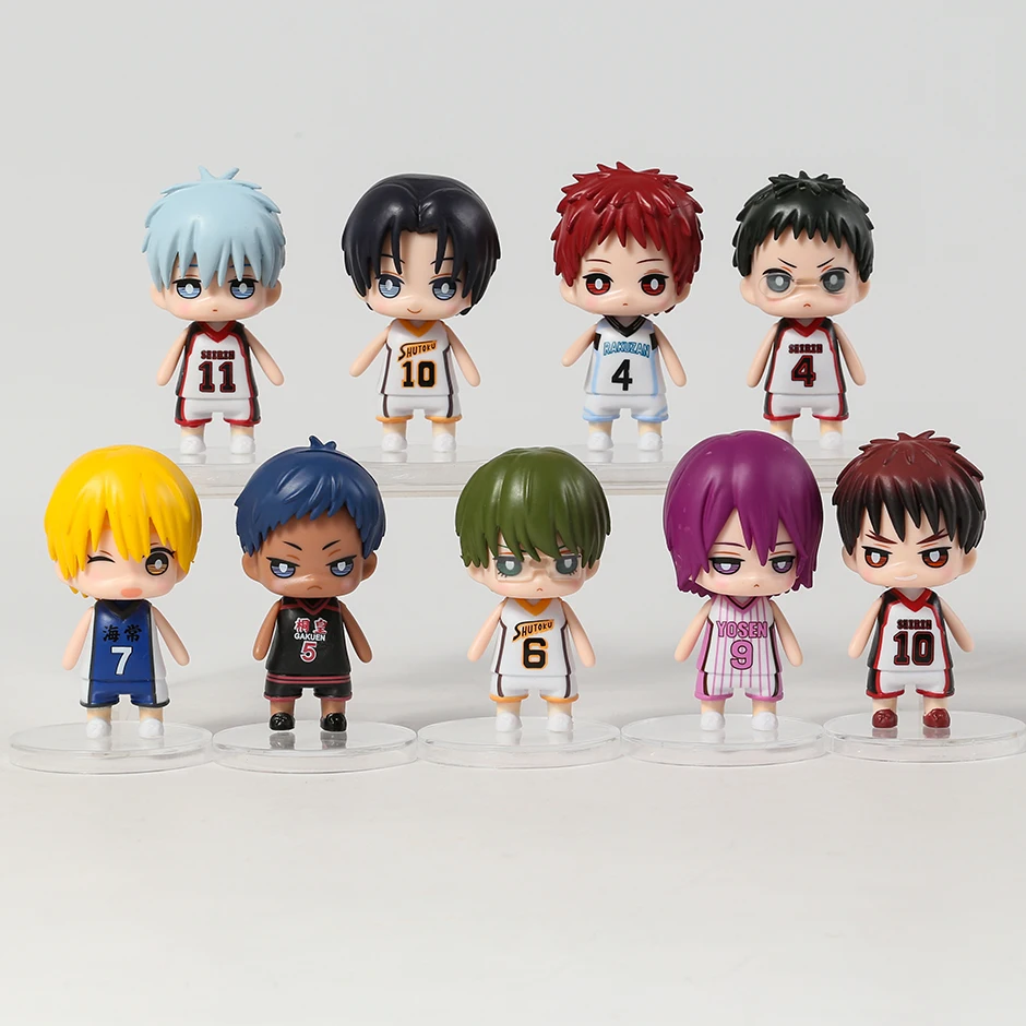 Kuroko's Basketball Kuroko Tetsuya Aomine Daiki Kise Ryota Kagami Taiga Anime Cartoon Q Figures Collectible Model Dolls