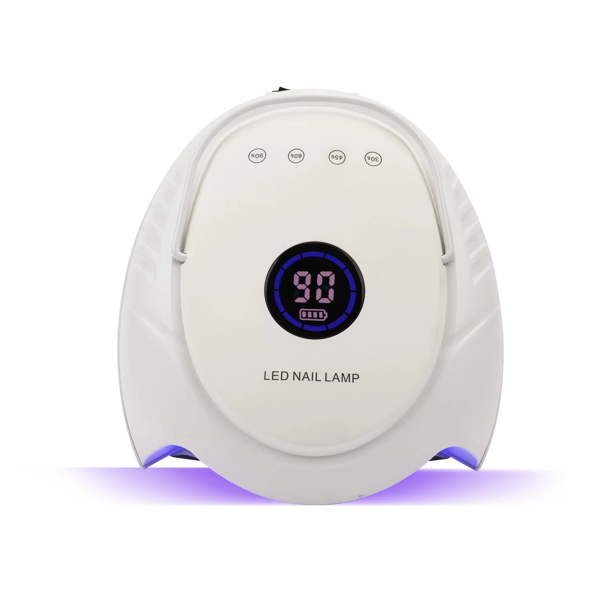 

Manufacturer Professional Uv Lamps for Nails Rechargeable Portable Metal Led Uv Nail Lamp 72w White Quick Curing Nail Dryer Lamp