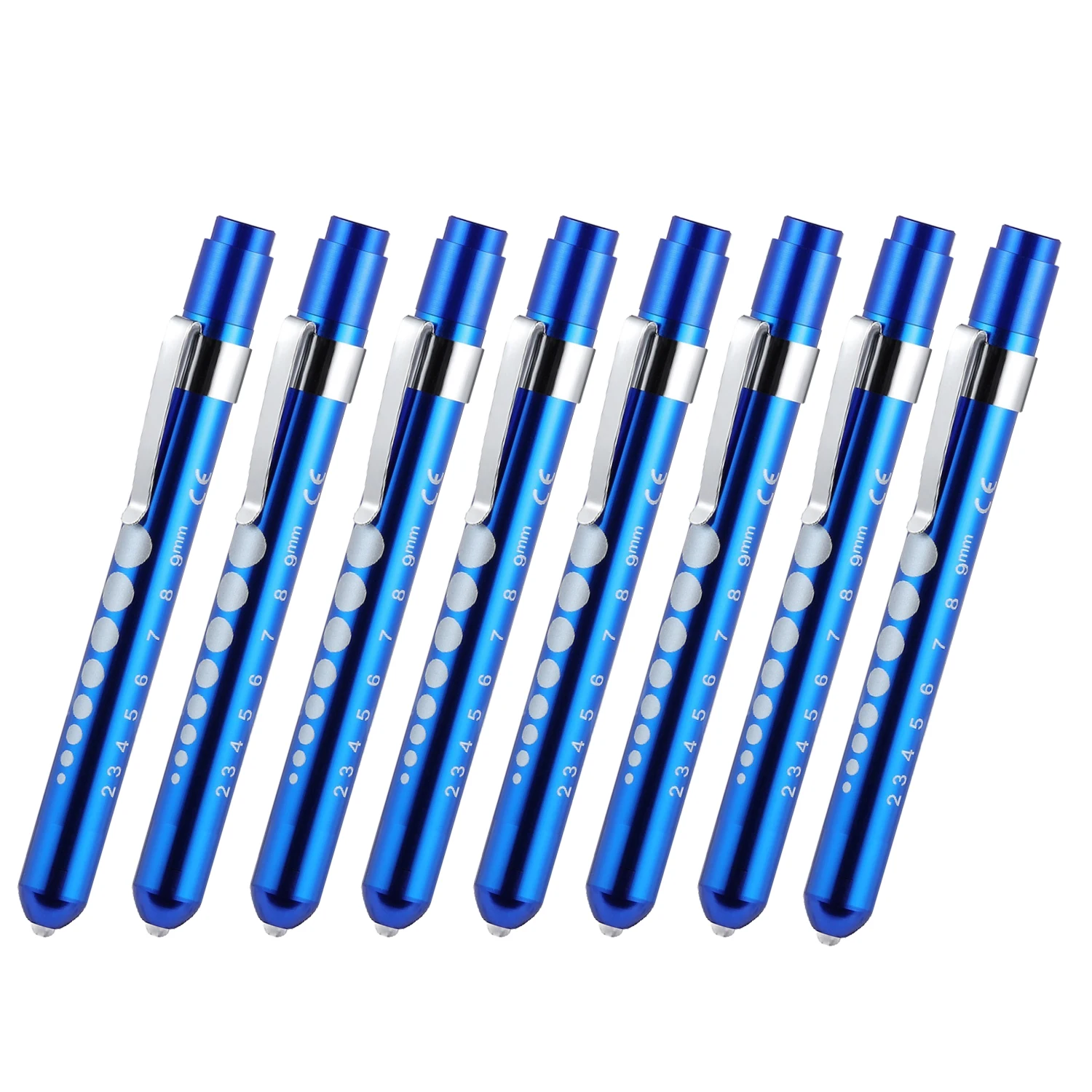 1PCS Pocket Medical Penlight Torch LED Pen Ear Light Flashlight with Eye Pupil Gauge for Doctor Nurse Emergency First Aid B2