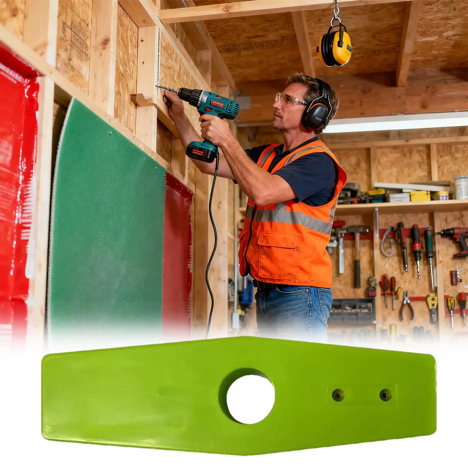 دليل ثقب الحفر مقياس محاذاة الثقب الدقيق كتلة دليل الحفر لتركيب درج الخزانة رف سطح الباب النجارة #3