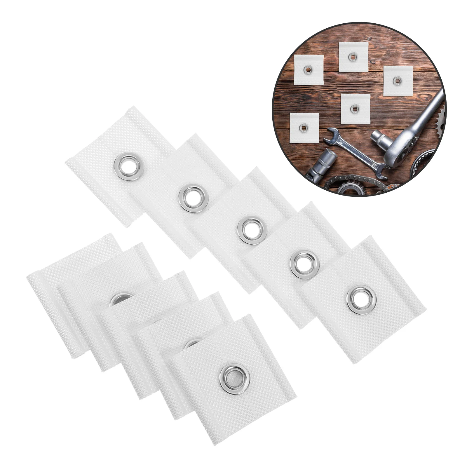 

10pcs Rv Awning Piping Hooks Pvc Coated Fasteners For Camping Tent Shade Canopy Rail Eyelets Lightweight Durable Outdoor