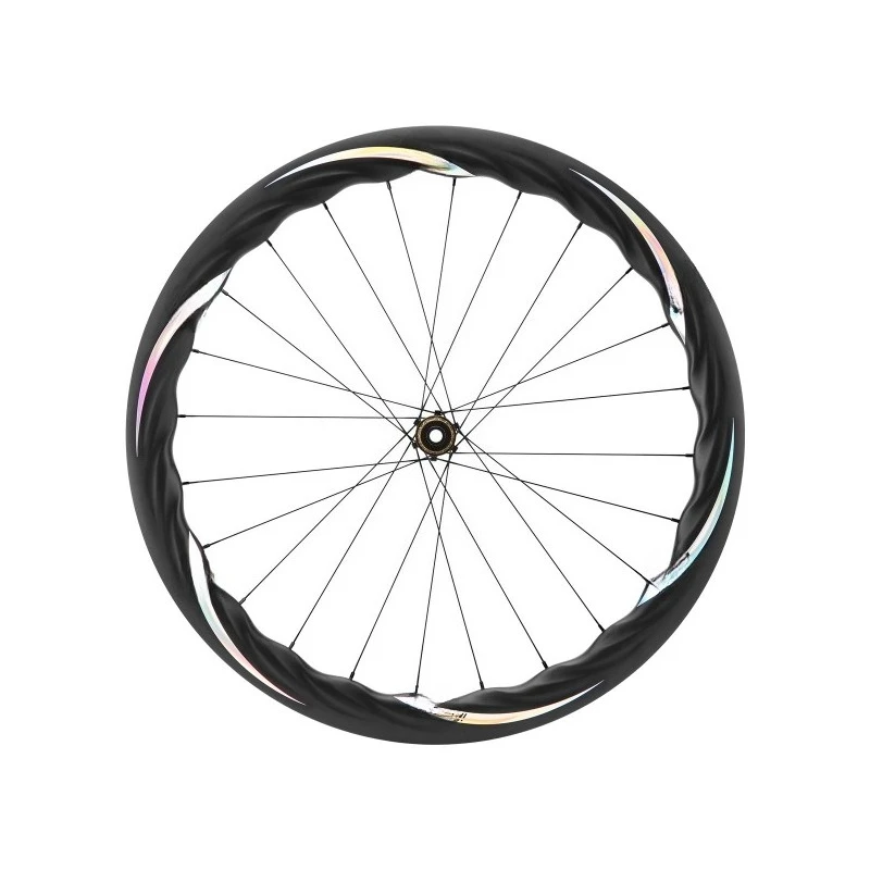 Muscle Wheel Carbon Fiber Wave Wheel Set Road Bike 50MM Barrel Shaft Disc Brake Carbon Ring