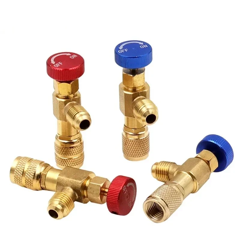 

Жидкостный предохранительный клапан R410A R22 Хладагент для кондиционера 1/4 "Защитный адаптер Ремонт кондиционера и фторид