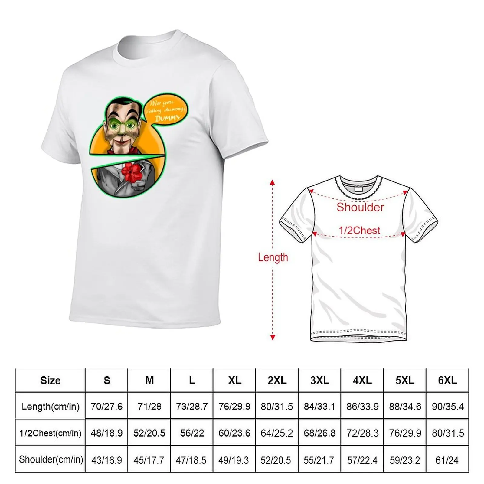 Who you calling dummy, dummy T-Shirt luxury designer Personalized t-shirt plain white t shirts men