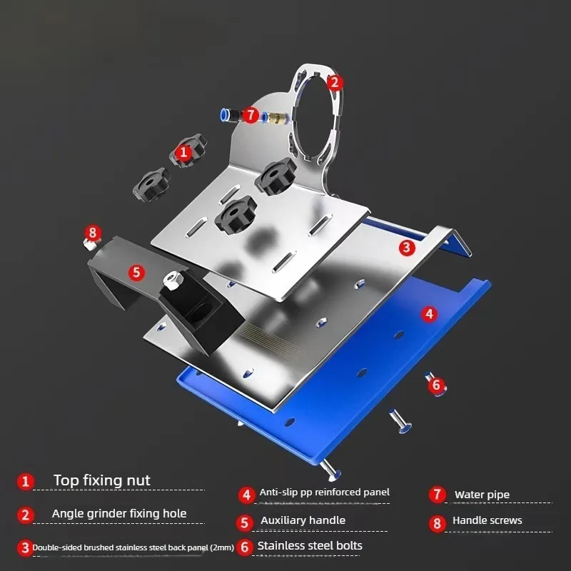 45 °   أداة شطب البلاط الزاوية - حامل طاحونة الزاوية، قطع البلاط 45 درجة لقطع حجر السيراميك