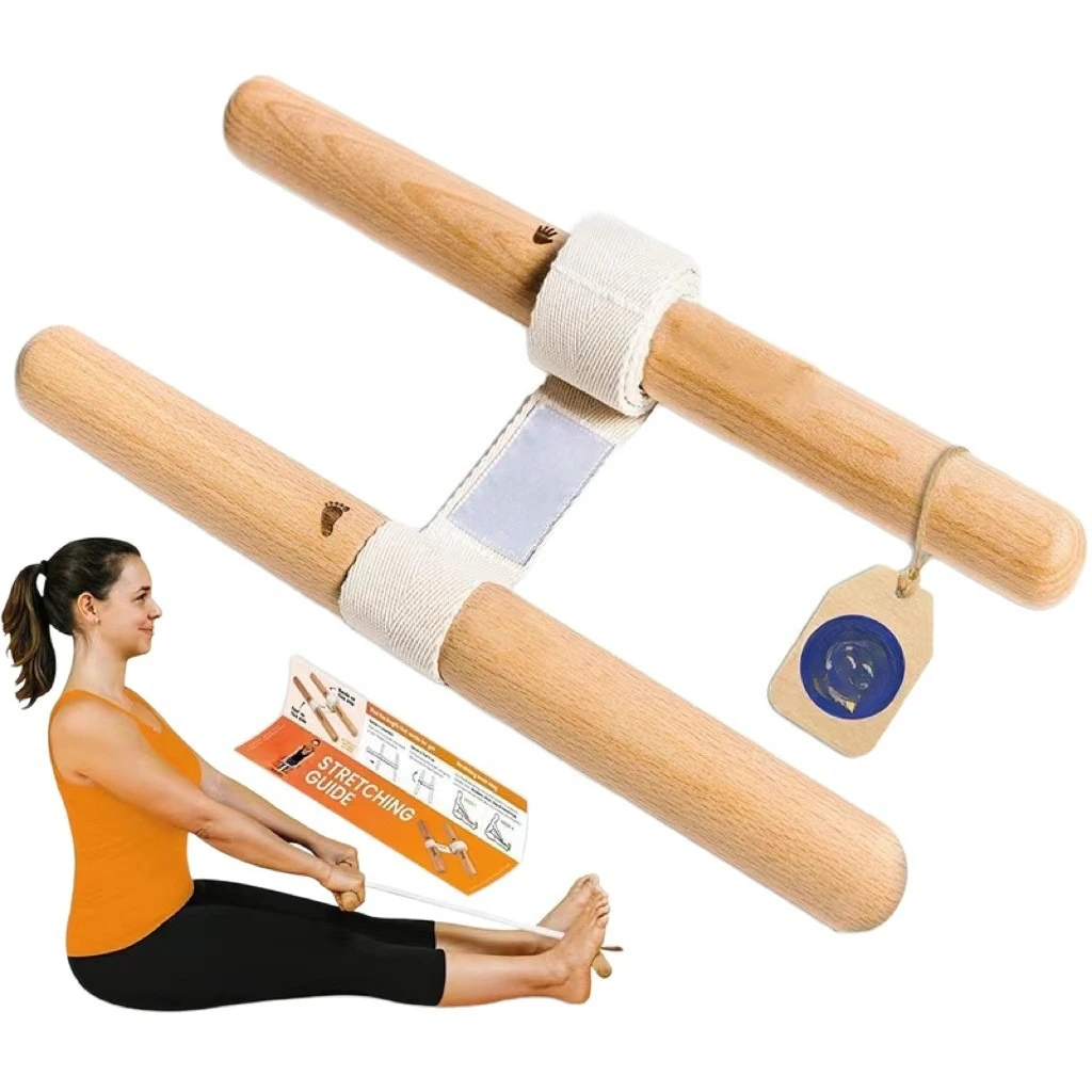 Handle Resistance Band Portable Stretching Stick Yoga Fitness Puller Gymnastics Stretching Equipment Factory