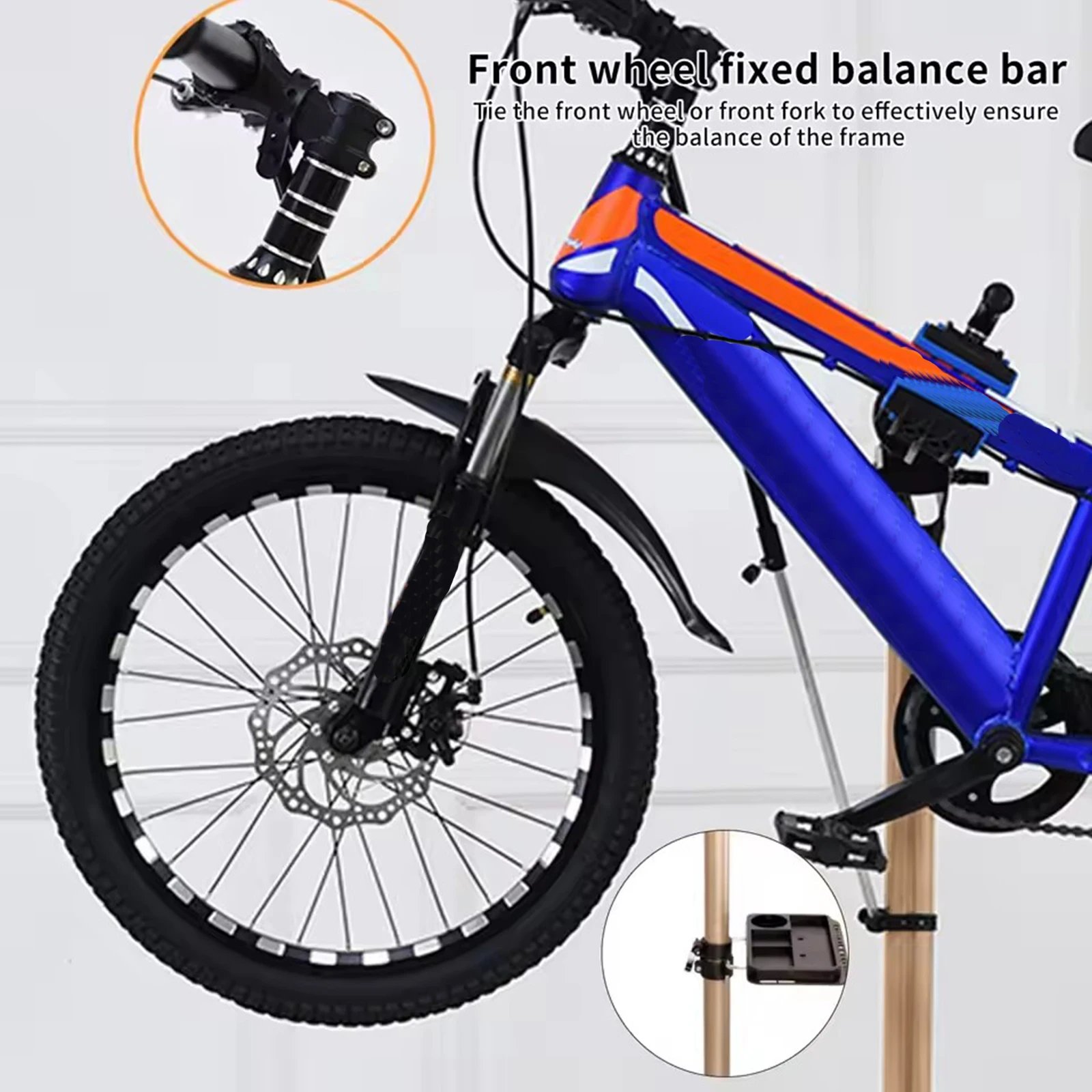 Bicycle Repair Table Display Stand Workbench Aluminum Alloy Bicycle Mechanic Peer Height Adjustable Folding