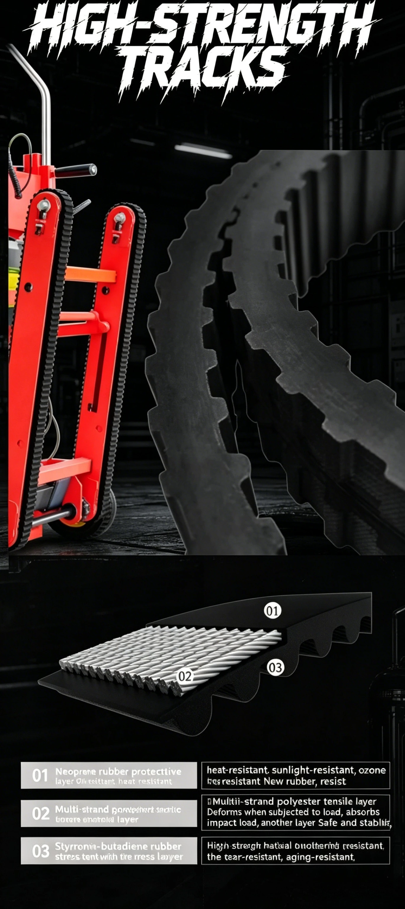 Lift Climber Cart Service Equipment Dolly Trolley Cargo Climbing Machine Device Crawler-Type Portable Electric Stair