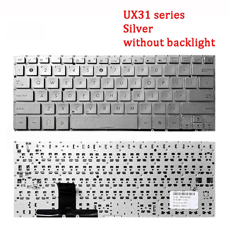 لوحة مفاتيح كمبيوتر محمول جديدة لـ ASUS UX31 UX31A UX31LA UX31E UX32A UX32E/V/VD/K