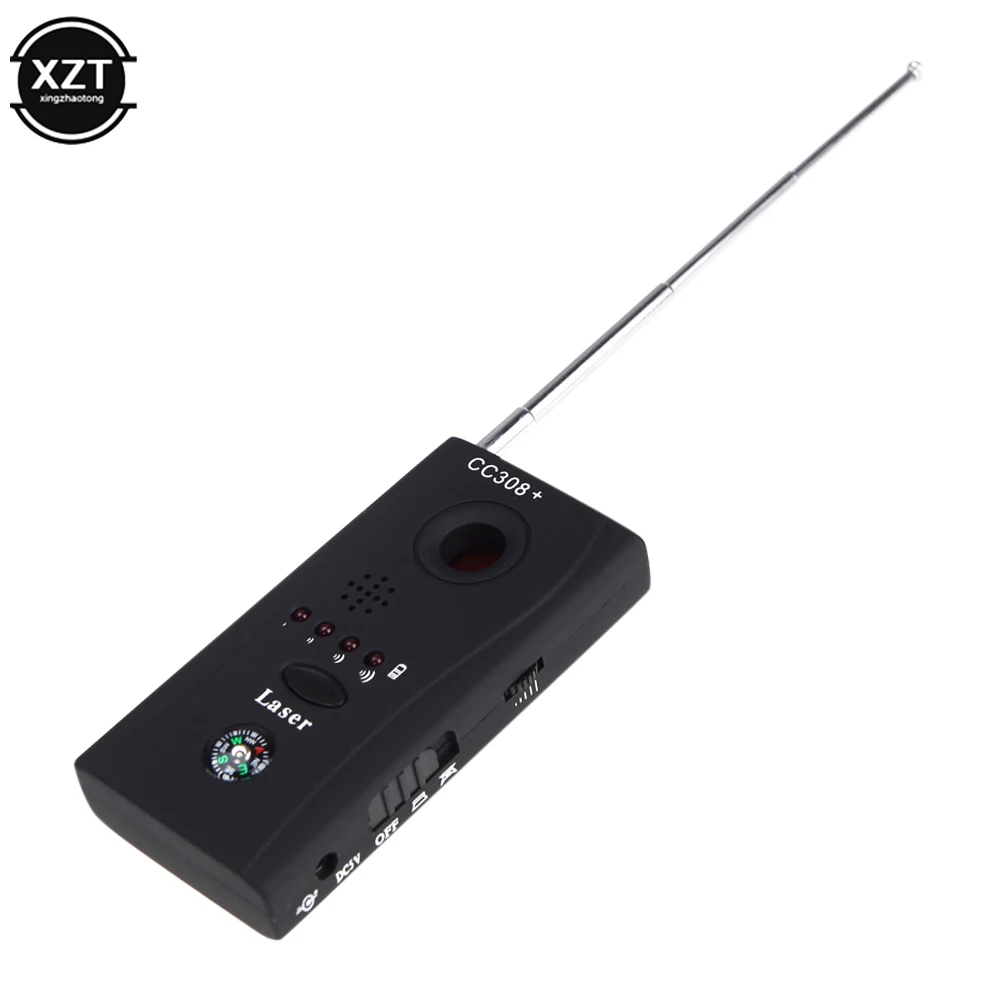 Detector multifuncional CC308, detección de señal de onda de Radio, lente de cámara inalámbrica, detección de señal, WiFi, RF, GSM, buscador de dispositivos