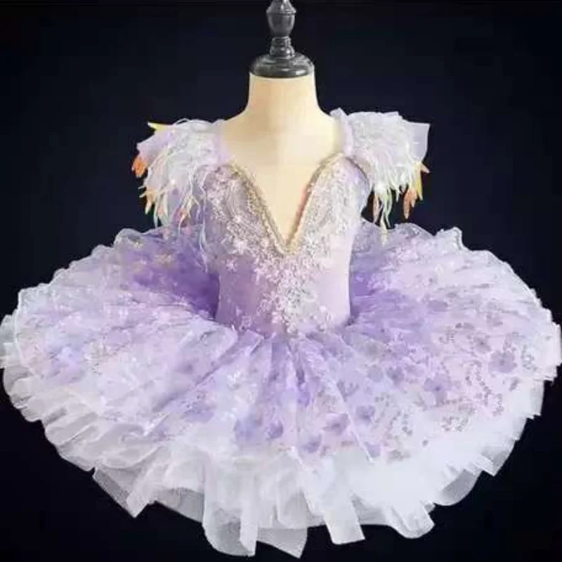 pd07096-ガールズ-バレエ-チュチュドレス-キッズ-ダンスコスチューム-ステージパフォーマンスと日常練習用