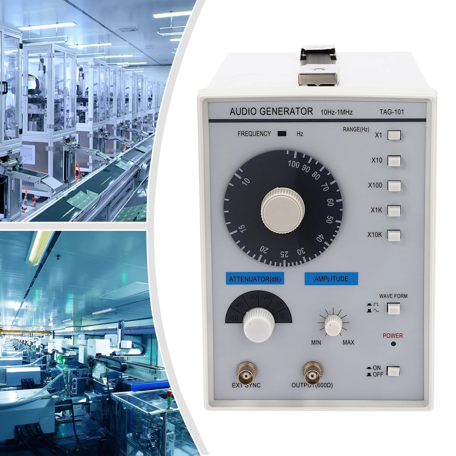 

[Professional Signal Generator] Upgraded Low-Frequency Signal Generator - Metal For Electronic Testing - High Precision Durable