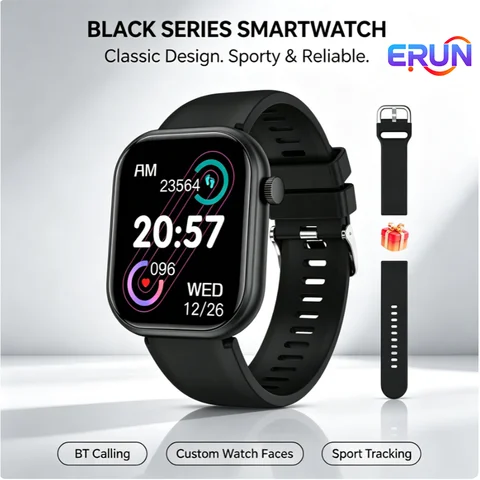 Smart Watch Compatible for Android/iPhone with Wireless Calling/Sending, Camera Control,, TFT Touchscreen, Ultra-Thin Borderless Design, Wireless Smartwatch Suitable for Android & iPhone, Unisex Gift for Men and Women