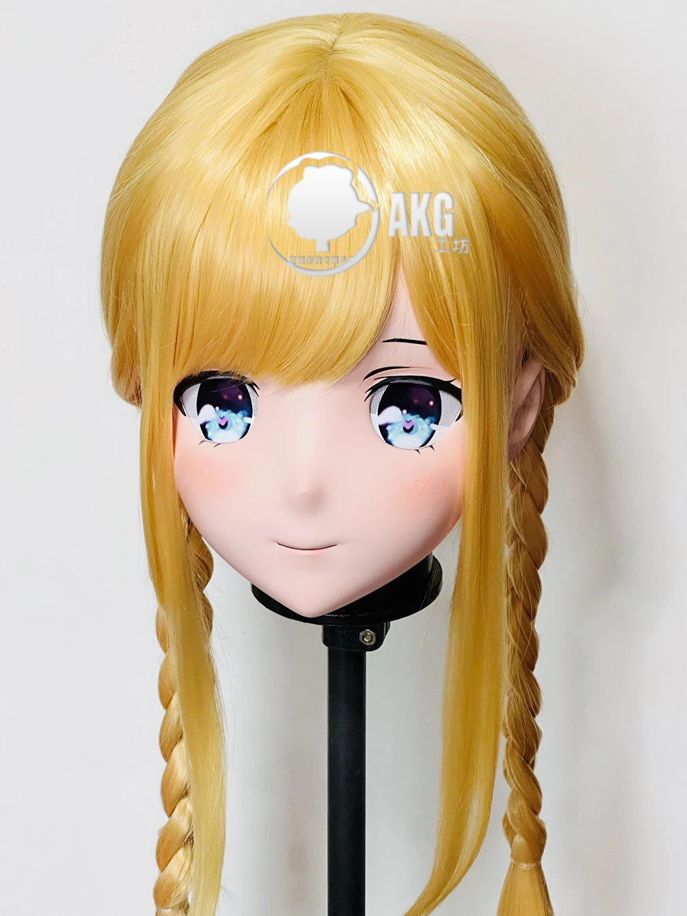 (AL104) Customize Character Crossdress Female/Girl Resin Half/Full Head With Lock Cosplay Japanese Anime Game Role Kigurumi Mask