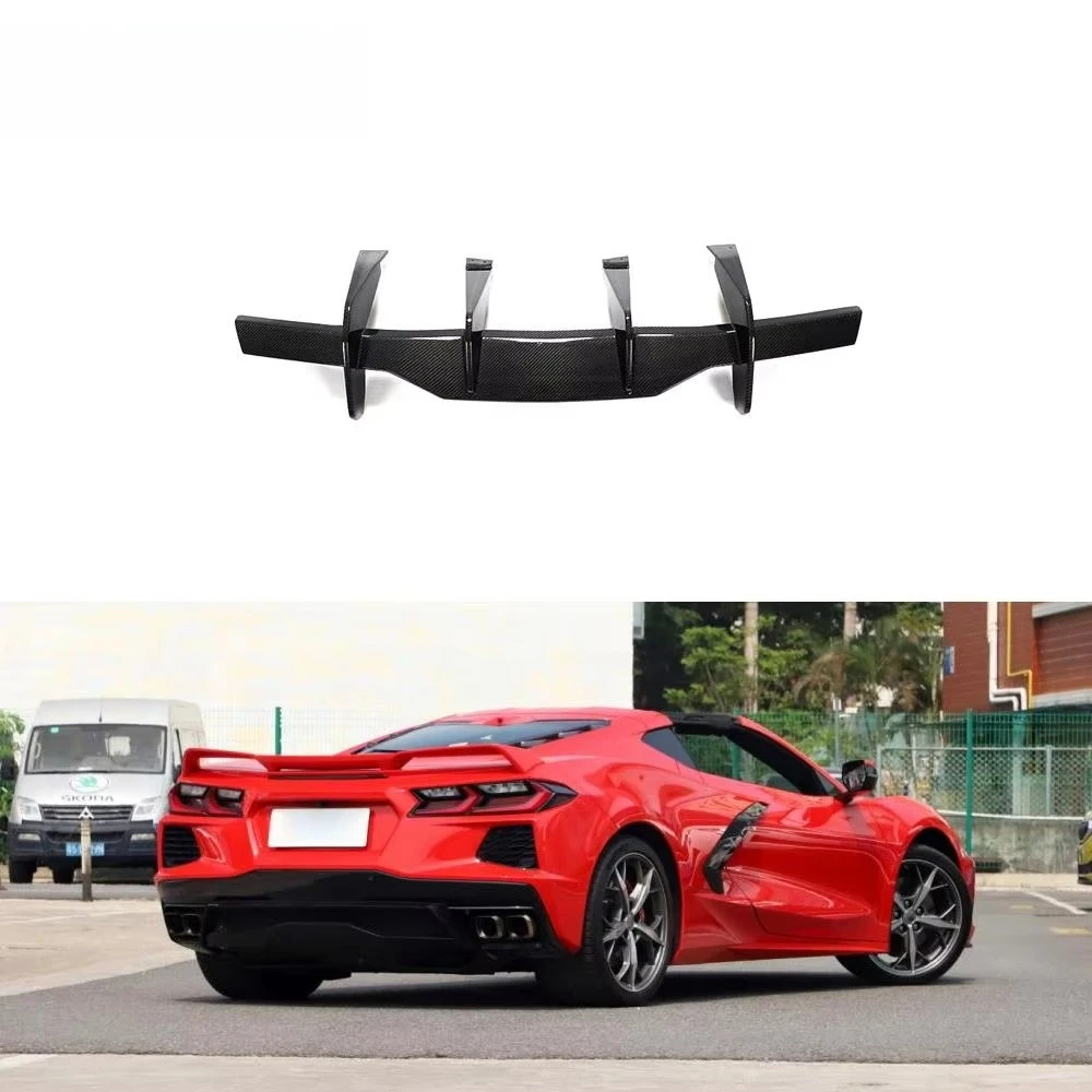 

Carbon Fiber C8 Rear Diffuser for Chevrolet Corvette C8 2-Door Targa Top Coupe 2020-2021